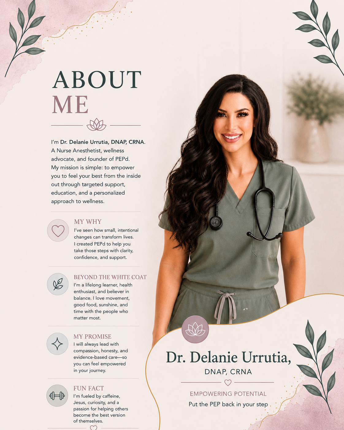 About Dr. Delanie Urrutia, DNAP, CRNA